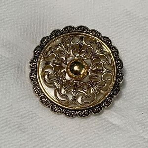 Vintage Filigree Scarf Clip